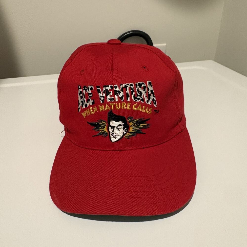 Vintage Ace Ventura When Nature Calls Hat Cap 1995 Jim Carrey Snapback USA KIDS